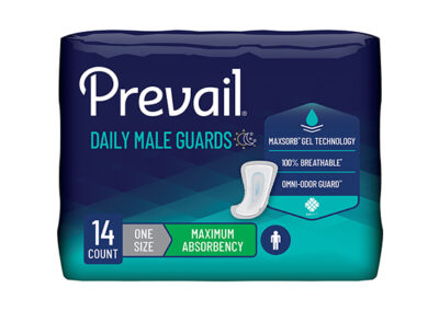 Prevail Incontinence Guards for Men, Maximum Absorbency, 14count