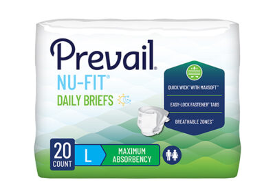 Prevail Nu-Fit Incontinence Adult Briefs